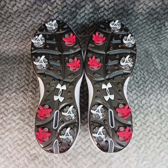 Under Armour HOVR Drive Golf Shoes Sneakers 3026918-102 Spiked Gray Men Size 9.5 - Picture 10 of 10